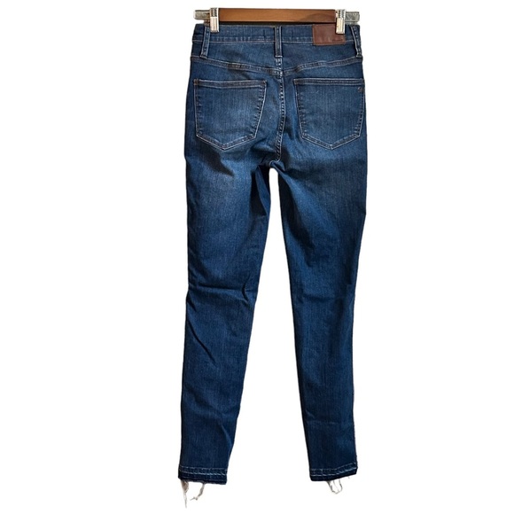 Madewell 10” High-Rise Skinny Denim Jeans: Button-Through Edition Women’s SZ 25 - Picture 5 of 11